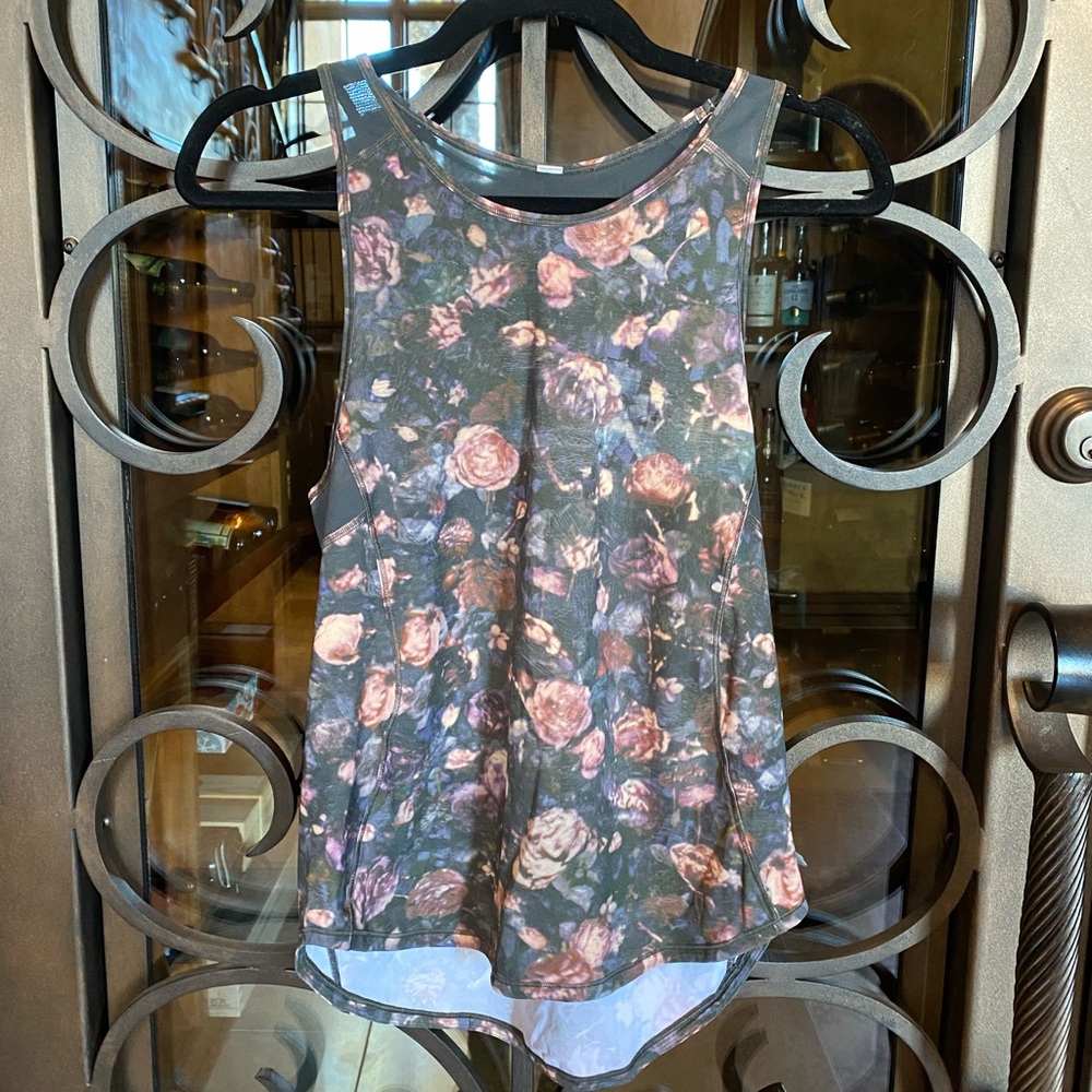 Lululemon Fall Floral Tank